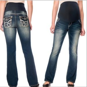 WALLFLOWER SECRET FIT BELLY BOOT MATERNITY JEANS